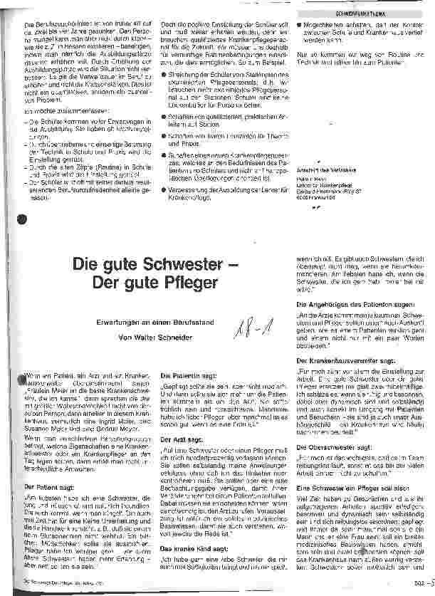 Vorschauseite 2: Die Veränderung der Einstellung eines Krankenpflegeschülers durch Routine und Technik