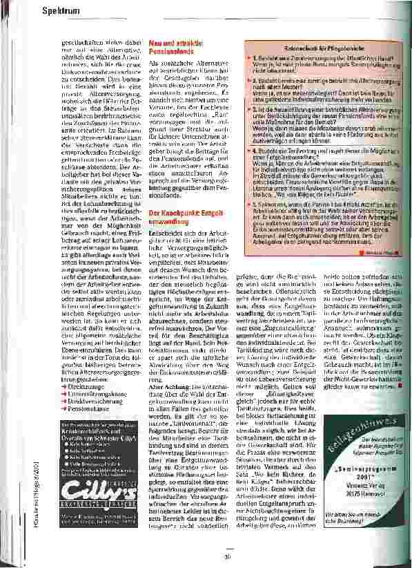 Vorschauseite 2: Vom Grundsatz einfach - in der Anwendung kompliziert