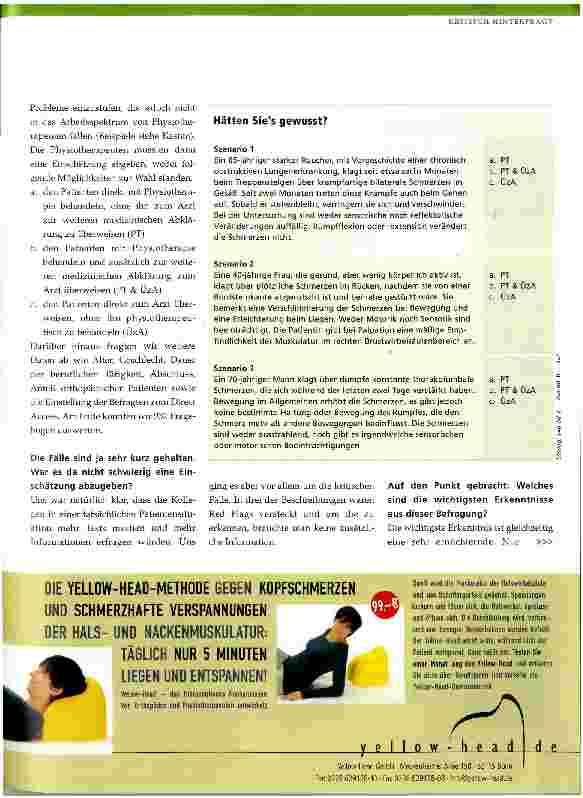 Vorschauseite 2: Screening-Fähigkeiten