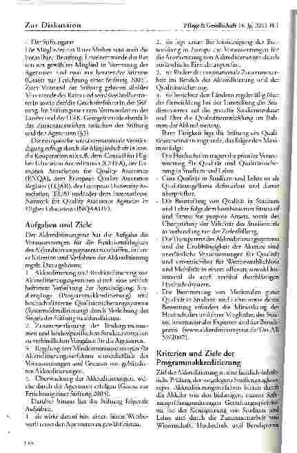 Vorschauseite 2: Qualitätssicherung im Hochschulsystem - die Funktion des Akkreditierungsrates