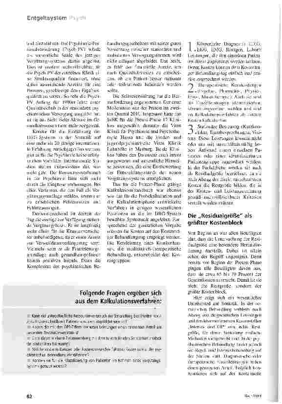 Vorschauseite 2: Psych-Pretest offenbart Diskussionsbedarf