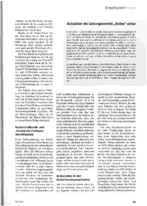 Vorschauseite 3: Psych-Pretest offenbart Diskussionsbedarf