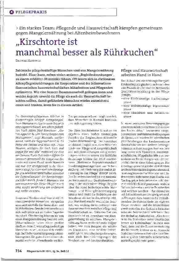 Vorschauseite 1: „Kirschtorte ist manchmal besser als Rührkuchen