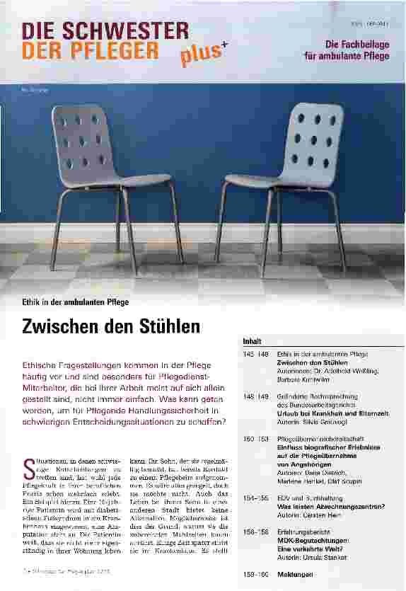 Vorschauseite 1: Zwischen den Stühlen