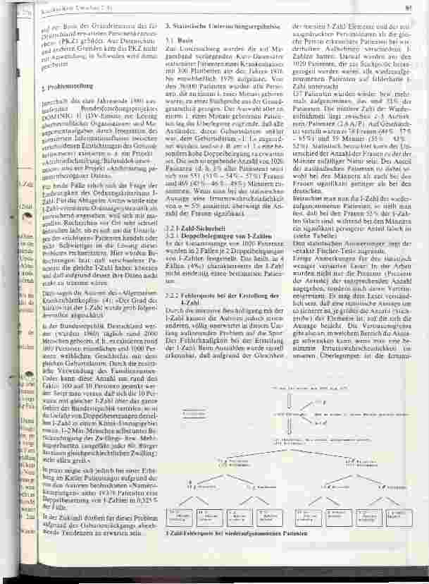 Vorschauseite 2: I-Zahl zur Identifikation und Zusammenführung von medizinischen Informationen über den Pat. im Krankenhaus geeignet und ausreichend?