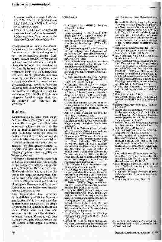Vorschauseite 4: Das neue Betreuungsund Unterbringungsrecht