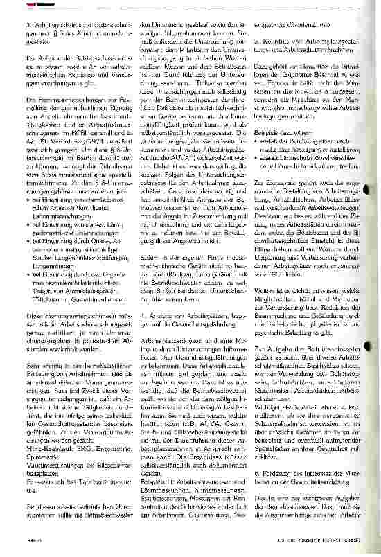 Vorschauseite 2: Betriebskrankenschwester - ein kommendes Aufgabengebiet