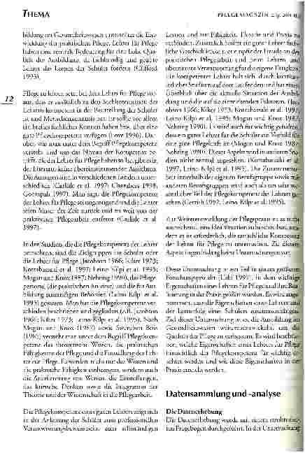 Vorschauseite 2: Die Pflegekompetenz des Lehrers für Pflege