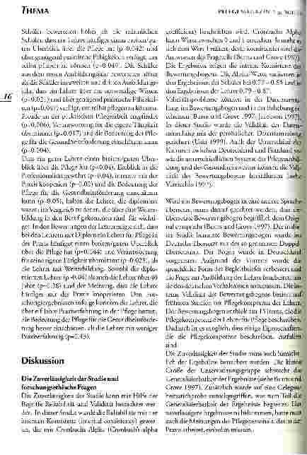 Vorschauseite 6: Die Pflegekompetenz des Lehrers für Pflege