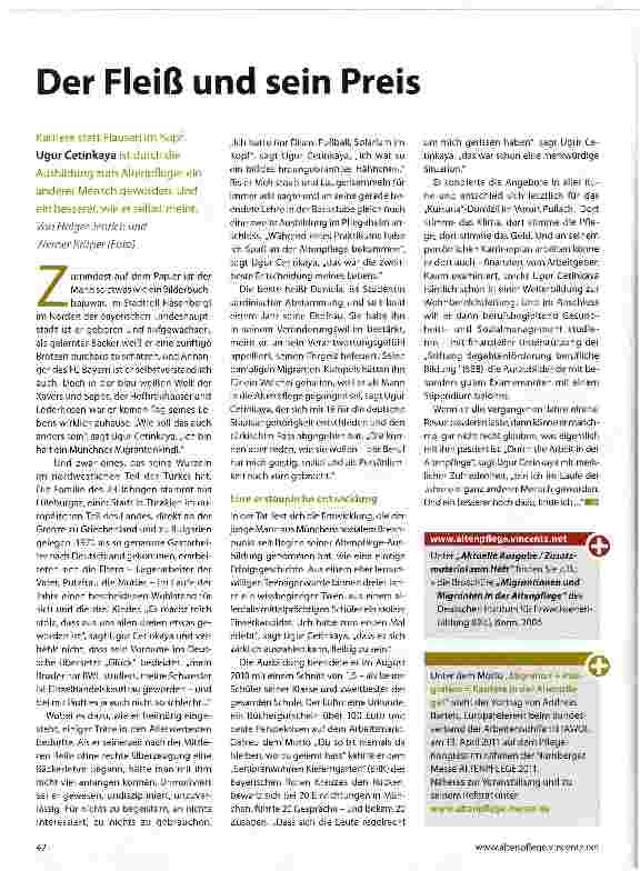 Vorschauseite 1: Der Fleiß und sein Preis