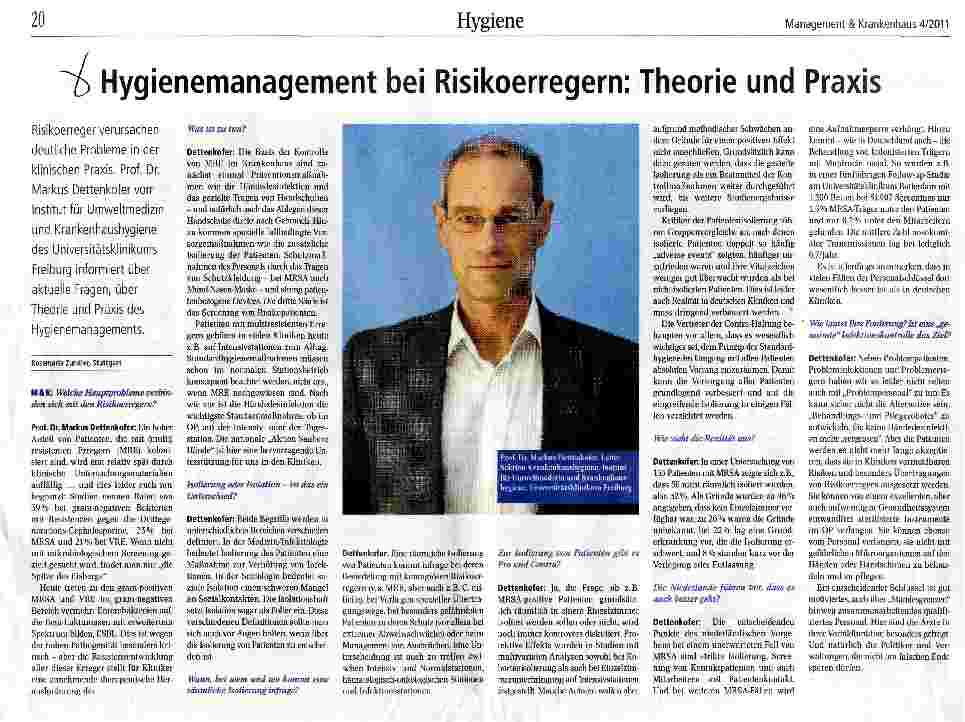 Vorschauseite 1: Hygienemanagement bei Risikoerregern: Theorie und Praxis