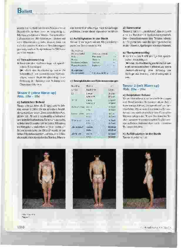 Vorschauseite 6: Das en dehors aus physiotherapeutischer Sicht - Eine Untersuchung von Tänzerinnen und Tänzern des Stadttheaters Luzern, (Teil II)