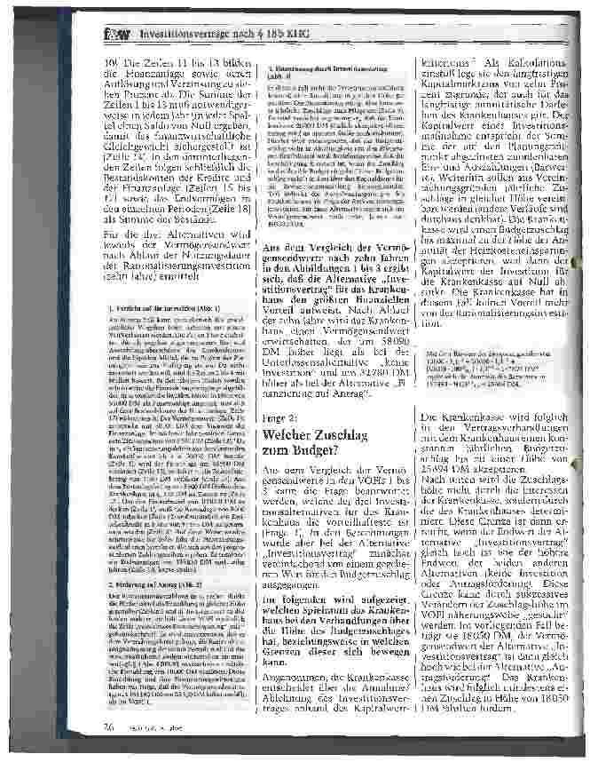 Vorschauseite 5: Investitionsverträge nach Paragraph 18b KHG Mehr Transparenz über finanzielle Vorteile