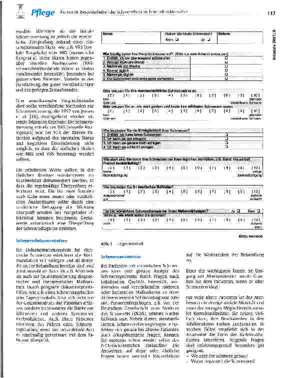 Vorschauseite 3: Besonderheiten der Schmerztherapie beim alten Menschen