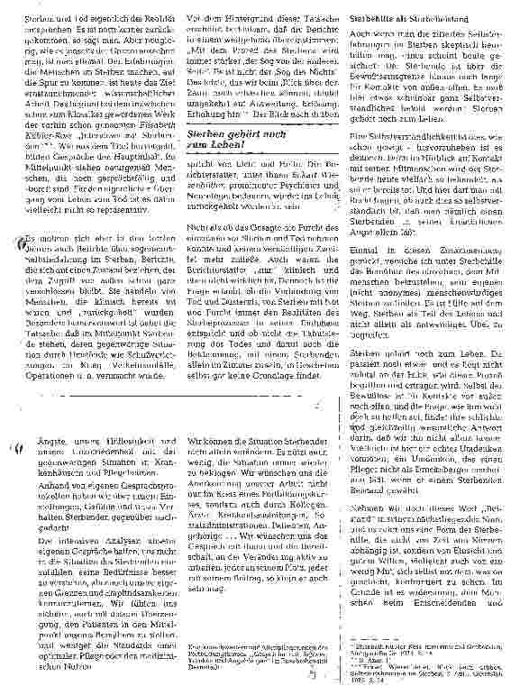 Vorschauseite 3: Sterbehilfe und Sterbebeistand