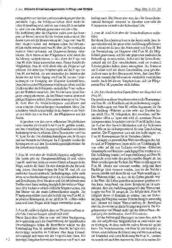 Vorschauseite 5: Ethische Entscheidungsmodelle in Pflege und Medizin