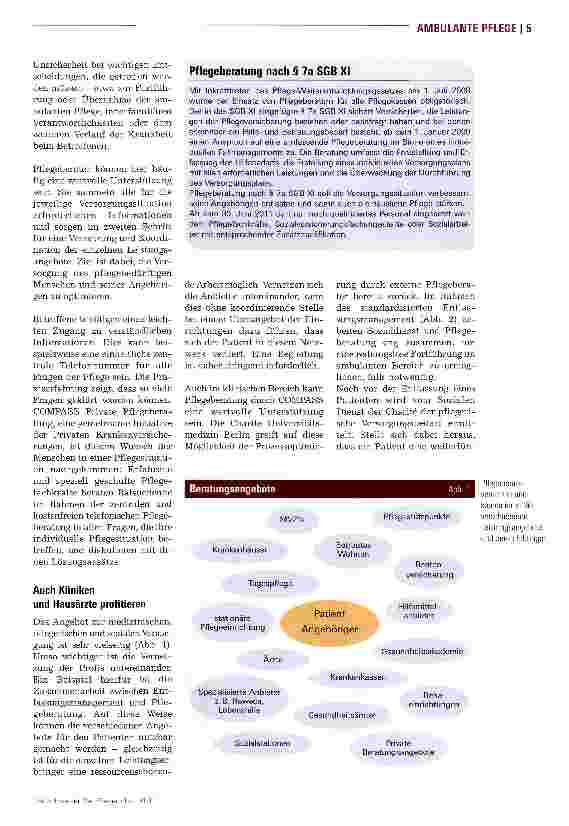 Vorschauseite 2: PflegeversicherungQualität und Vernetzung durch Pflegeberatung?