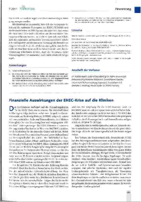 Vorschauseite 6: Die Epidemie im DRG-System