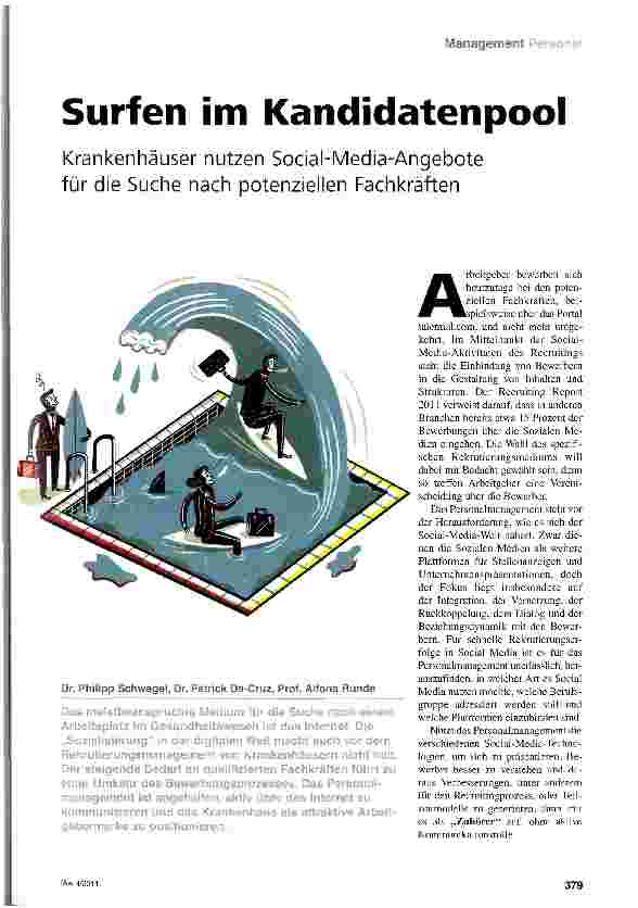Vorschauseite 1: Surfen im Kandidatenpool