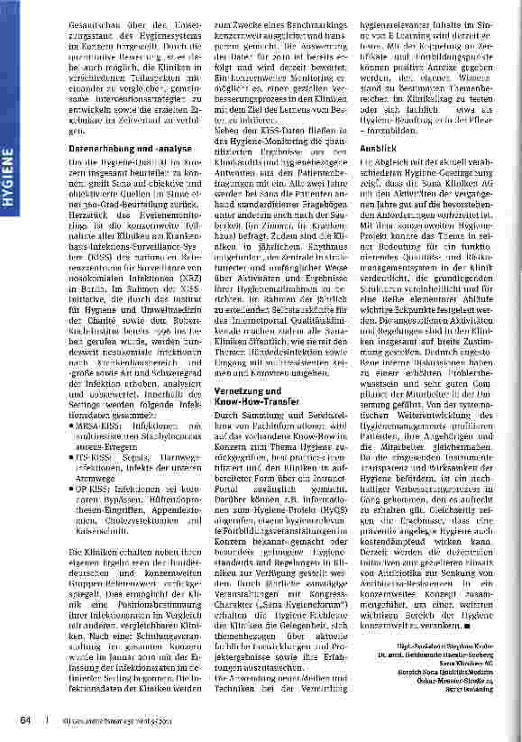 Vorschauseite 3: Gut vorbereitet auf das neue Hygienegesetz