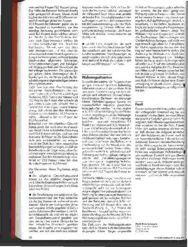 Vorschauseite 2: Inanspruchnahme von hauswirtschaftlicher Betreuung