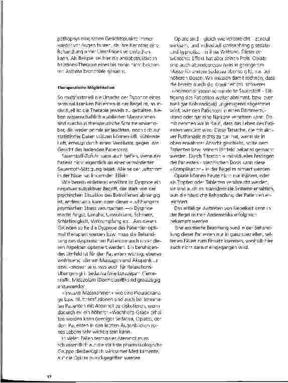 Vorschauseite 2: Atemnot beim terminal kranken Patienten