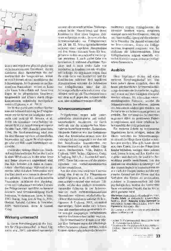 Vorschauseite 2: Schmerzmanagement bei Frühgeborenen optimieren