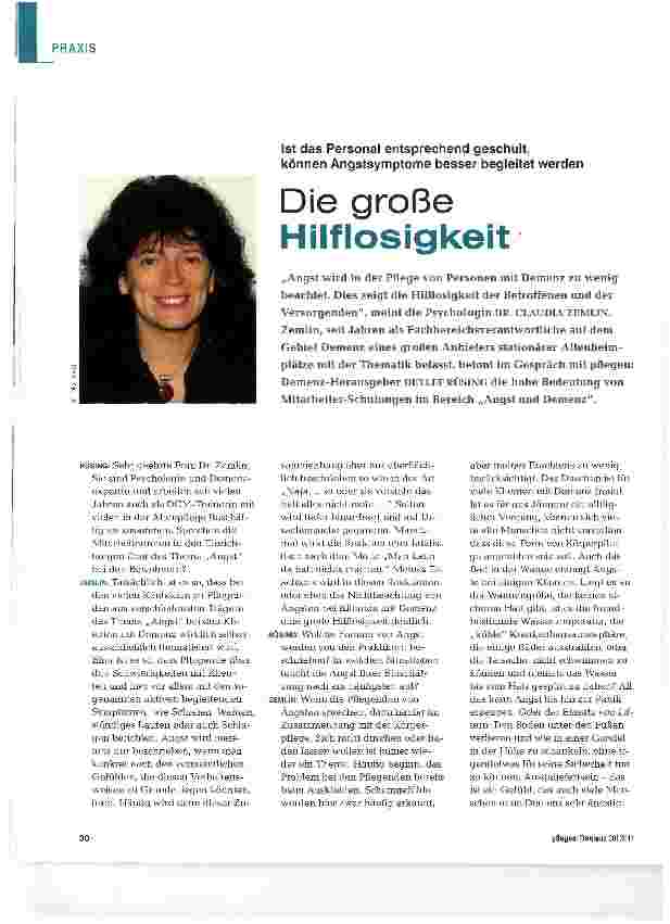 Vorschauseite 1: Die große Hilflosigkeit
