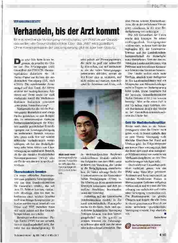 Vorschauseite 1: Verhandeln, bis der Arzt kommt
