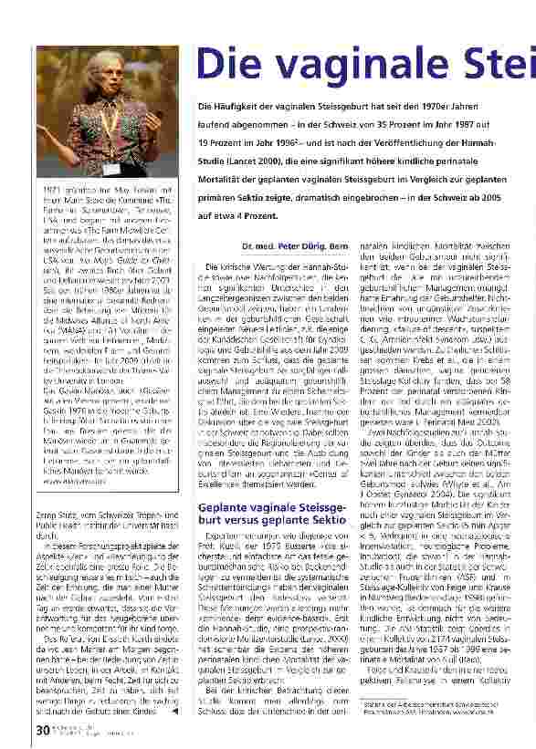 Vorschauseite 1: Die vaginale Stressgeburt