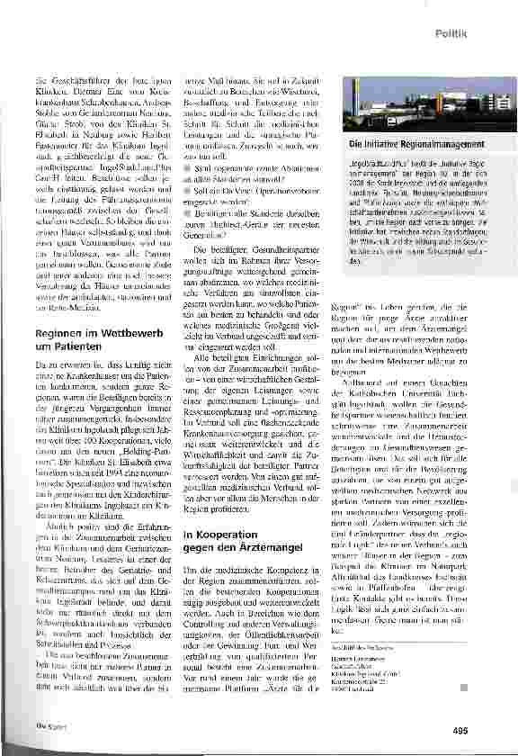 Vorschauseite 2: Vernetzen statt verdrängen