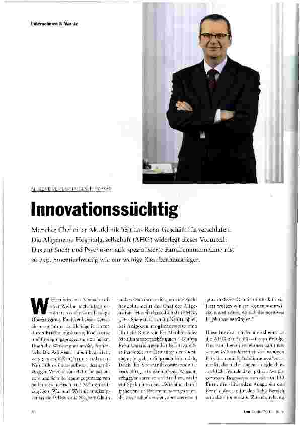 Vorschauseite 1: Innovationssüchtig