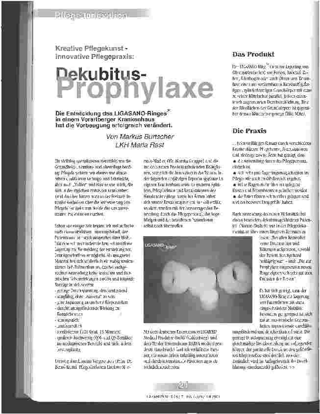 Vorschauseite 1: Dekubitus-Prophylaxe