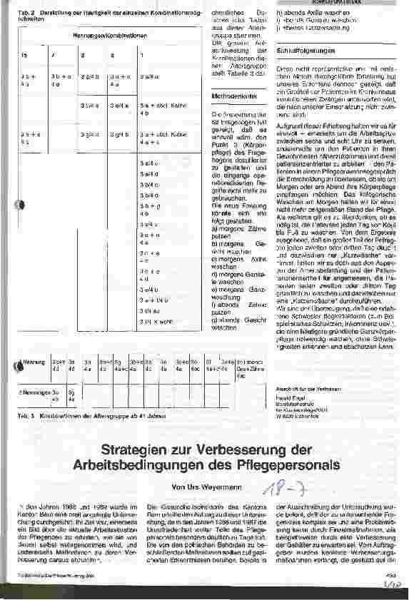 Vorschauseite 3: Erhebung über Körperpflegegewohnheiten