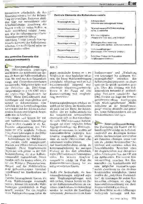 Vorschauseite 3: Das DRG-Kalkulationsmodell