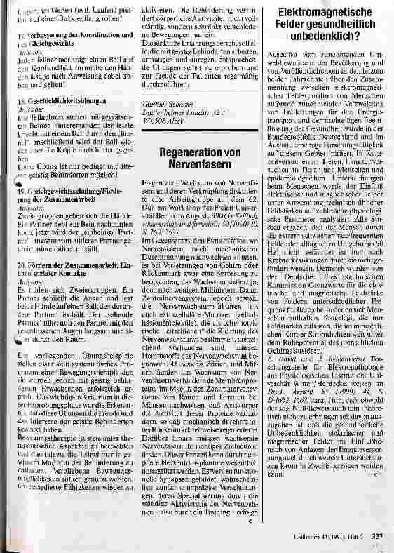 Vorschauseite 2: Bewegungstherapie mit geistig Behinderten