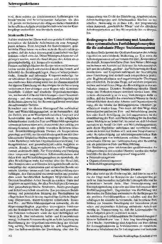 Vorschauseite 3: Qualifizierende Arbeitsgestaltung Eine Strategie der Fortund Weiterbildung in der ambulanten Pflege