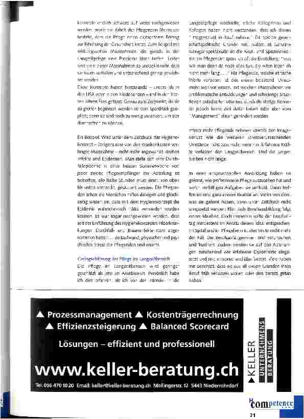 Vorschauseite 2: Stress in der Langzeitpflege und die Folgen für die Heimbewohner
