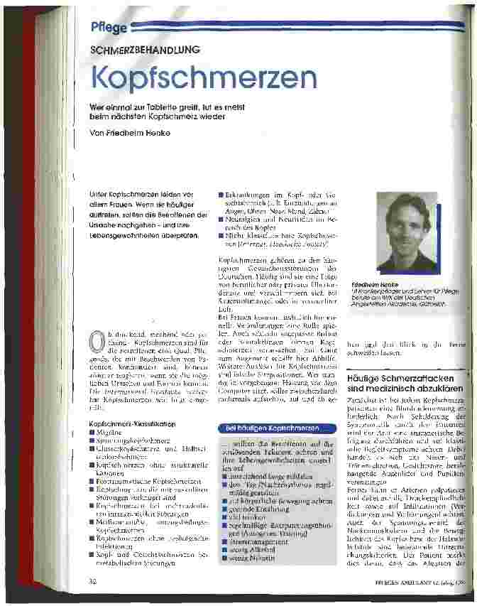 Vorschauseite 1: Kopfschmerzen
