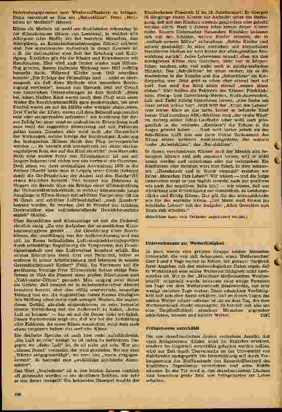 Vorschauseite 2: Über psychosomatische Einflüsse des Klimas auf den Menschen