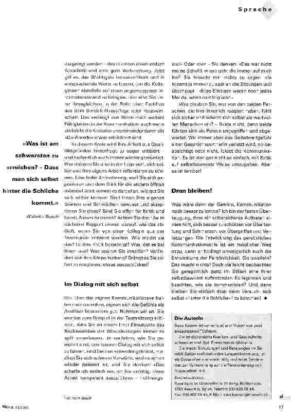 Vorschauseite 3: Kommunikation in der Spitex