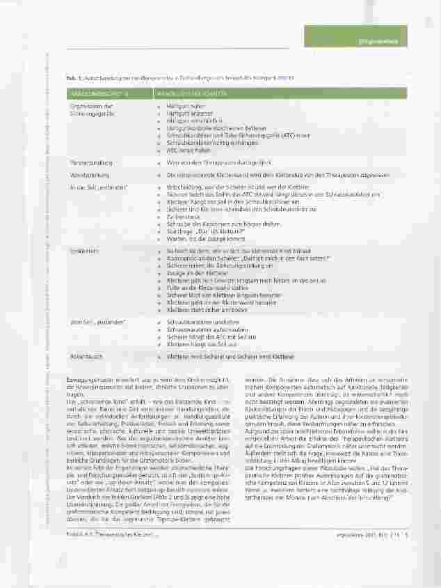 Vorschauseite 4: „Therapeutisches Klettern verbessert die Grafomotorik? Auswirkungen des therapeutischen Kletterns auf die grafomotorische Kompetenz von Kindern im Alter zwischen 5 und 12 Jahren