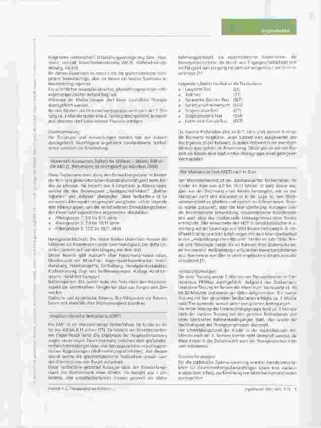 Vorschauseite 6: „Therapeutisches Klettern verbessert die Grafomotorik? Auswirkungen des therapeutischen Kletterns auf die grafomotorische Kompetenz von Kindern im Alter zwischen 5 und 12 Jahren