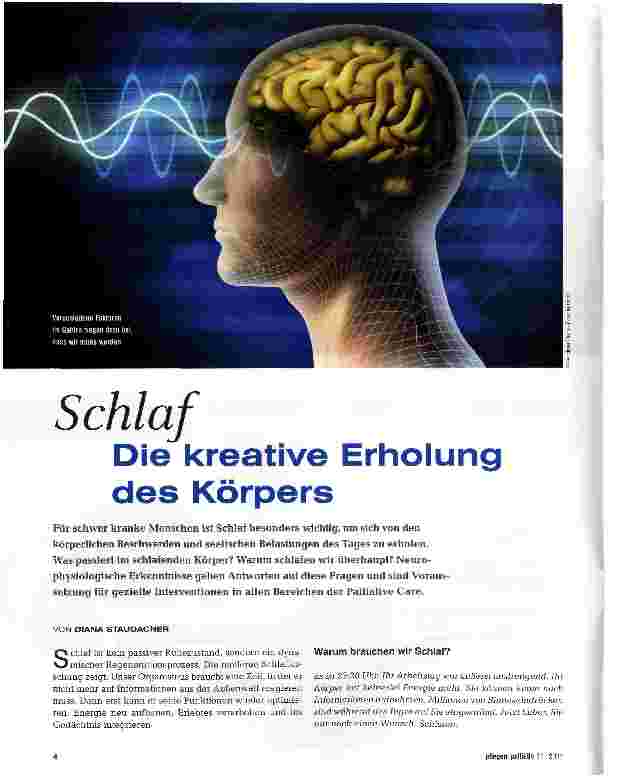 Vorschauseite 1: Schlaf Die kreative Erholung des Körpers