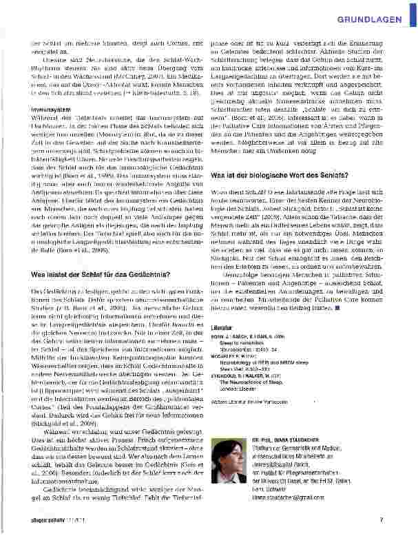 Vorschauseite 4: Schlaf Die kreative Erholung des Körpers