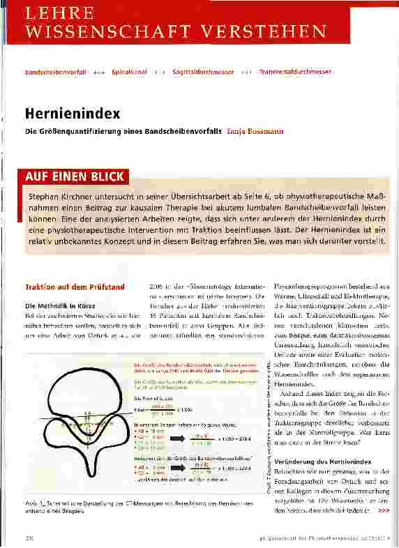 Vorschauseite 1: Hernienindex