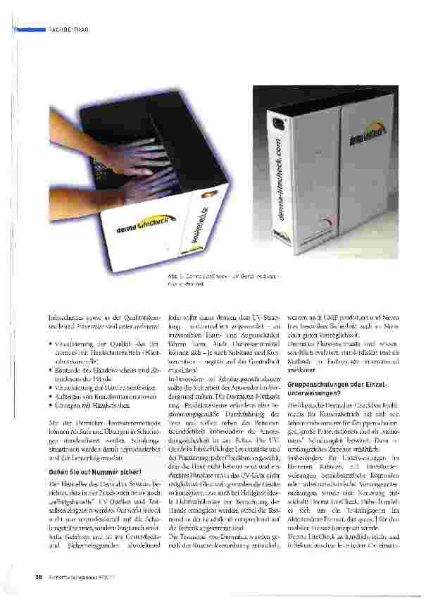 Vorschauseite 3: Gehen Sie auf Nummer sicher