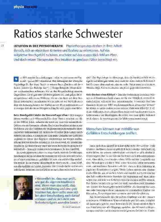 Vorschauseite 1: Ratios starke Schwester