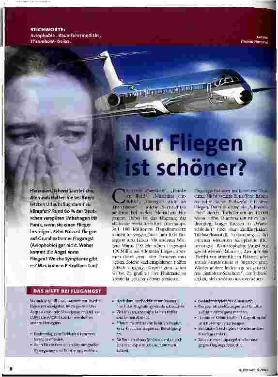 Vorschauseite 1: Nur Fliegen ist schöner?