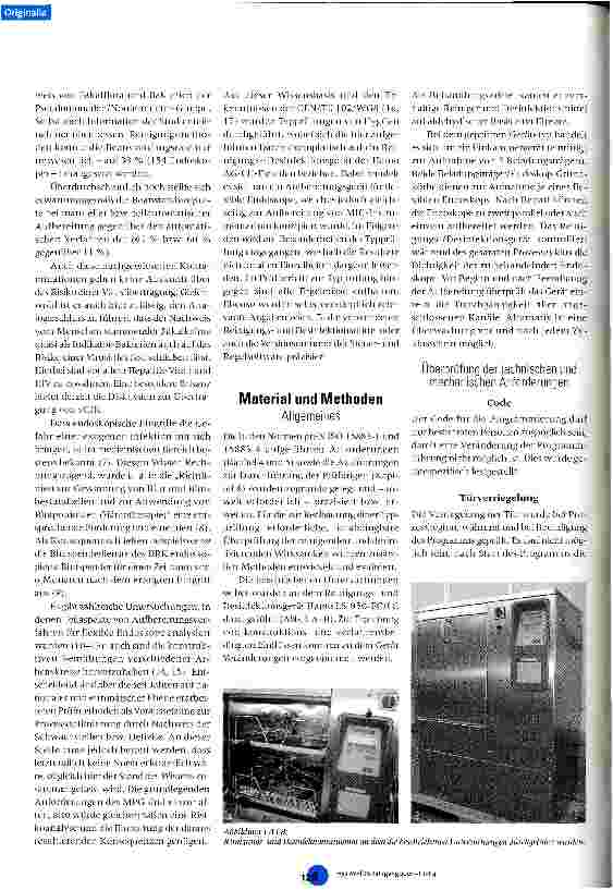 Vorschauseite 2: Evaluierung und Erweiterung der Typprüfung für Maschinen zur Aufbereitung von flexiblen Endoskopen